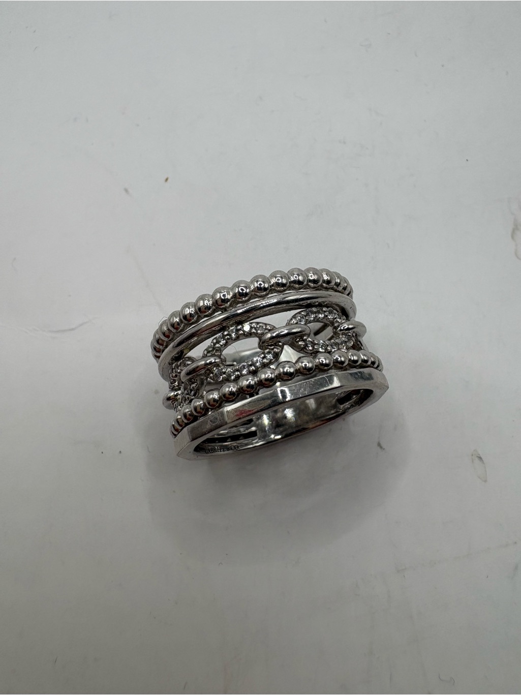 Gabriel & Co 925 Sterling Bajukan Stackable Size 7.5 Ring